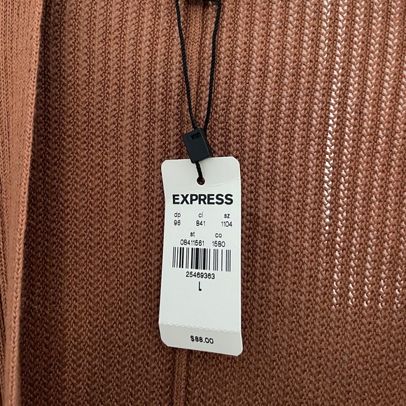 NWT Express Crochet Balloon Sleeve Duster Cardigan - Picture 5 of 9